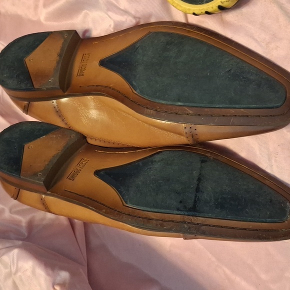 Men's Brown Leather Dress Shoes - Picture 4 of 4